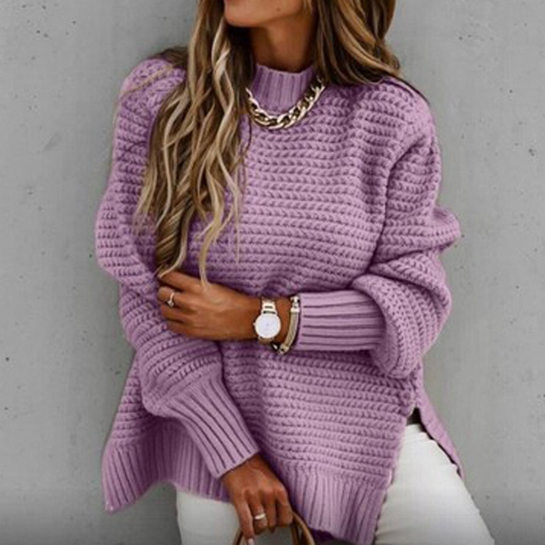Kathleen | Chic Oversized Chunky Knit Turtleneck Sweater
