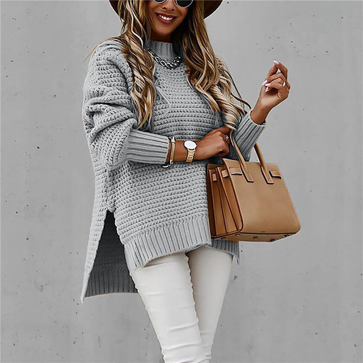 Kathleen | Chic Oversized Chunky Knit Turtleneck Sweater
