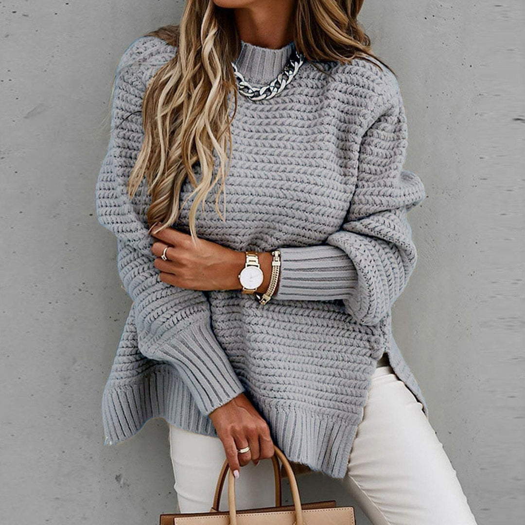 Kathleen | Chic Oversized Chunky Knit Turtleneck Sweater