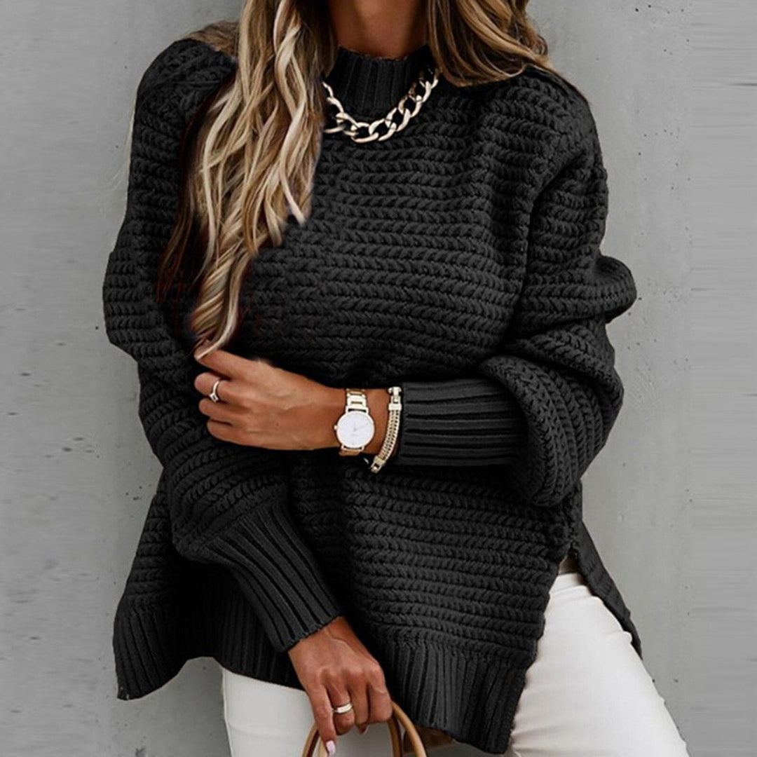 Kathleen | Chic Oversized Chunky Knit Turtleneck Sweater