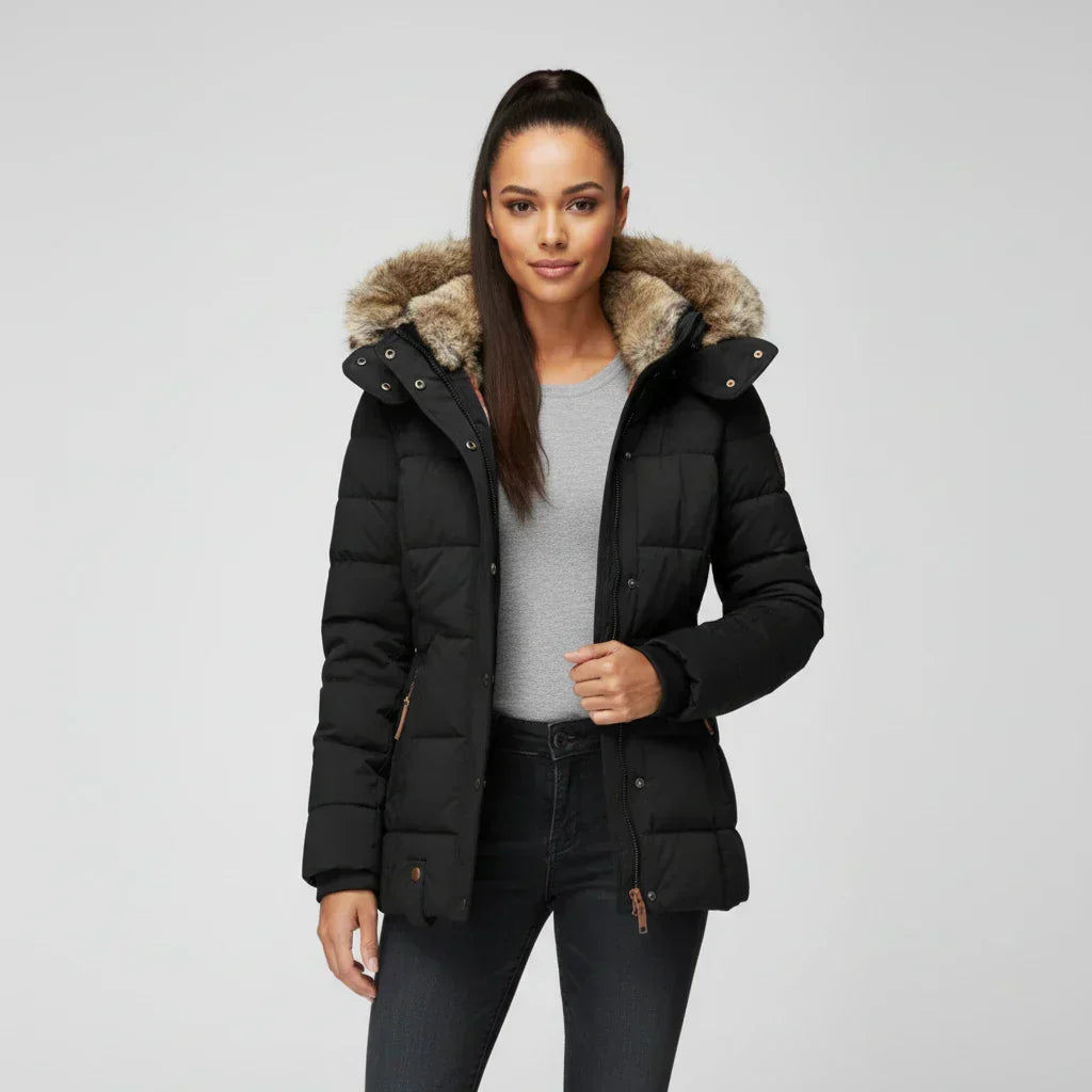 Kathryn | Chic Hooded Quilted Winter Puffer Jacket