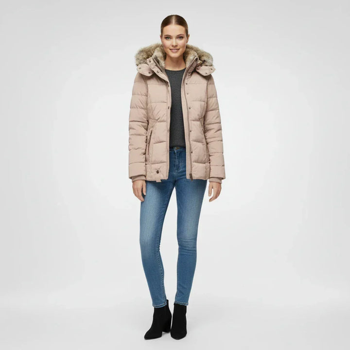 Kathryn | Chic Hooded Quilted Winter Puffer Jacket