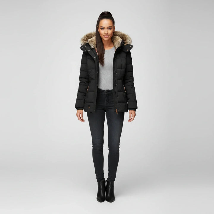 Kathryn | Chic Hooded Quilted Winter Puffer Jacket
