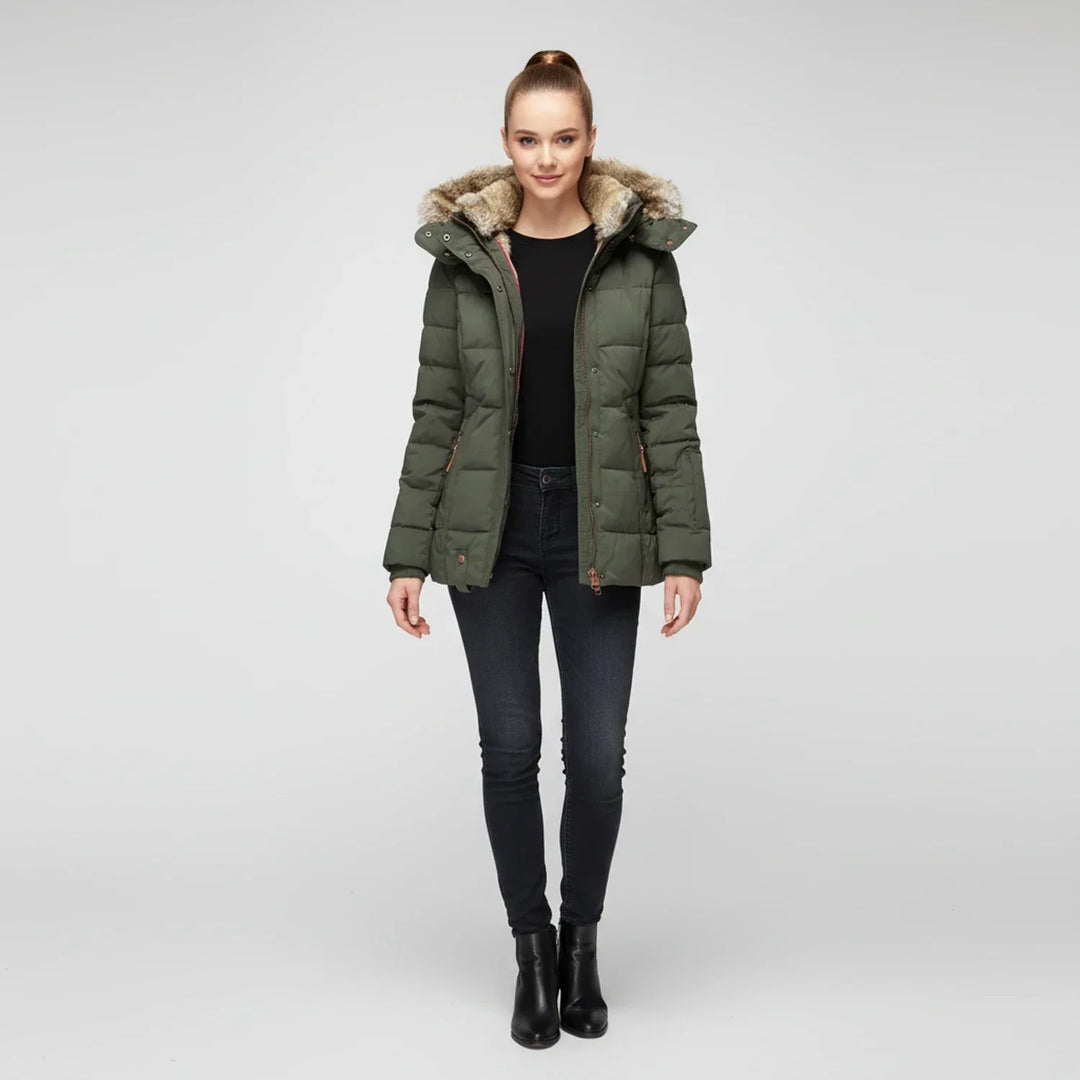 Kathryn | Chic Hooded Quilted Winter Puffer Jacket