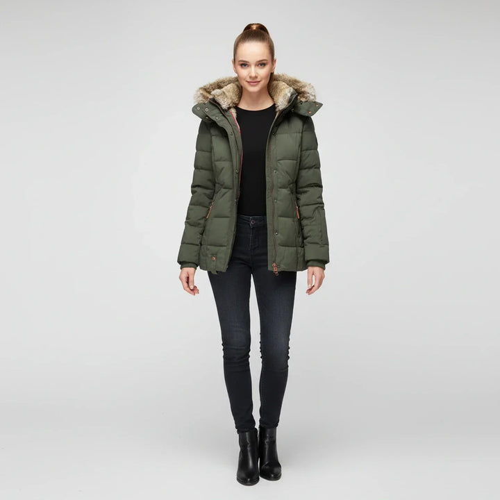 Kathryn | Chic Hooded Quilted Winter Puffer Jacket