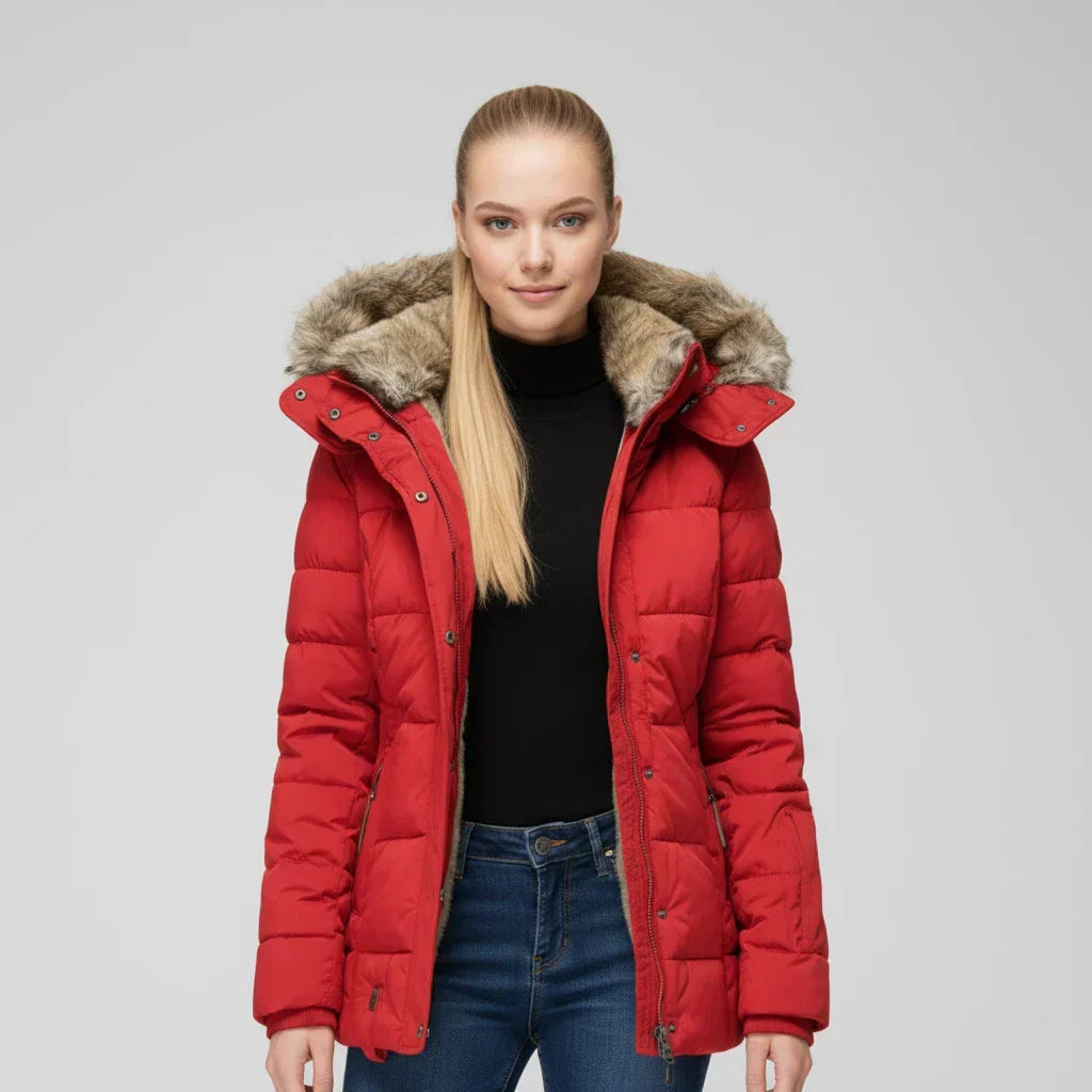 Kathryn | Chic Hooded Quilted Winter Puffer Jacket
