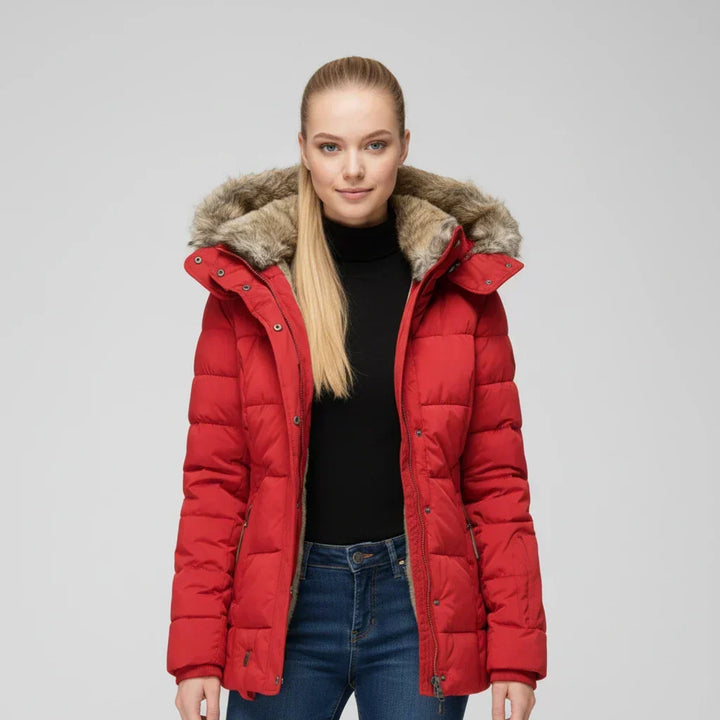 Kathryn | Chic Hooded Quilted Winter Puffer Jacket