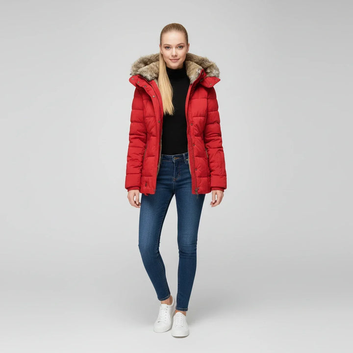 Kathryn | Chic Hooded Quilted Winter Puffer Jacket