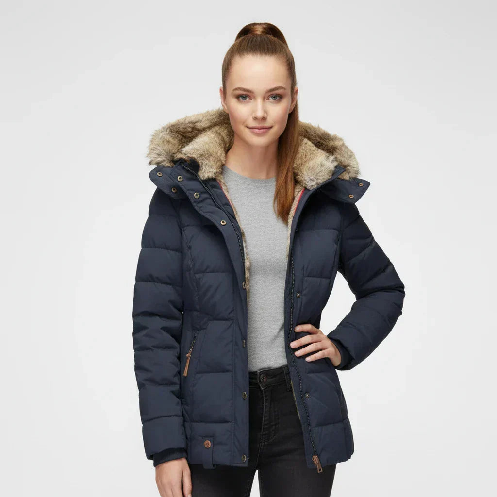 Kathryn | Chic Hooded Quilted Winter Puffer Jacket