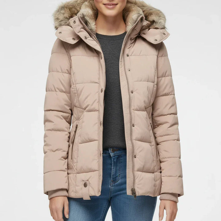 Kathryn | Chic Hooded Quilted Winter Puffer Jacket