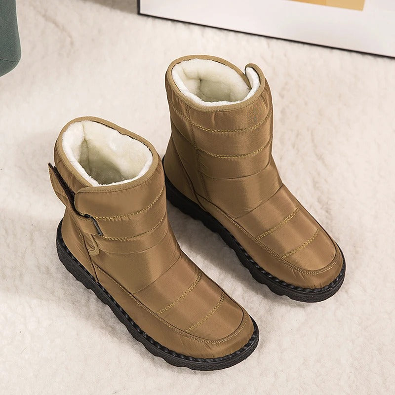 Kayla | Quilted Mid-Calf Winter Snow Boots
