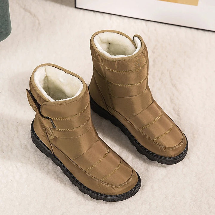 Kayla | Quilted Mid-Calf Winter Snow Boots