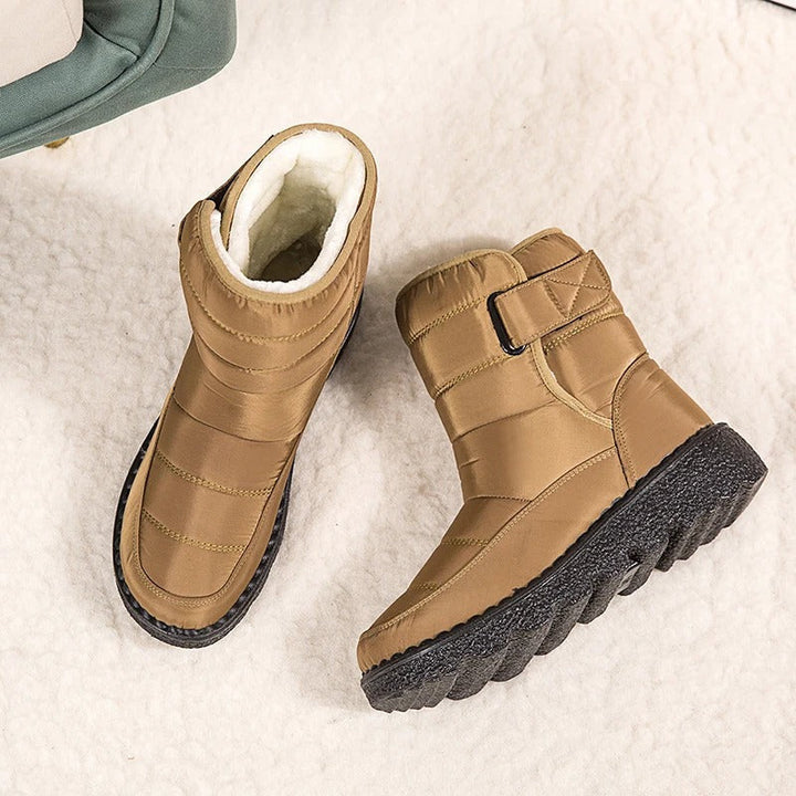 Kayla | Quilted Mid-Calf Winter Snow Boots