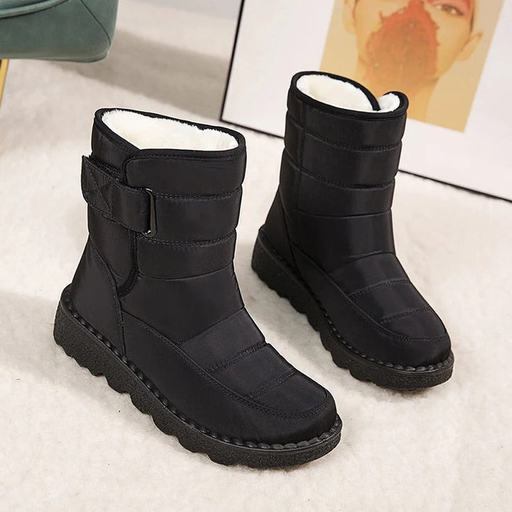 Kayla | Quilted Mid-Calf Winter Snow Boots