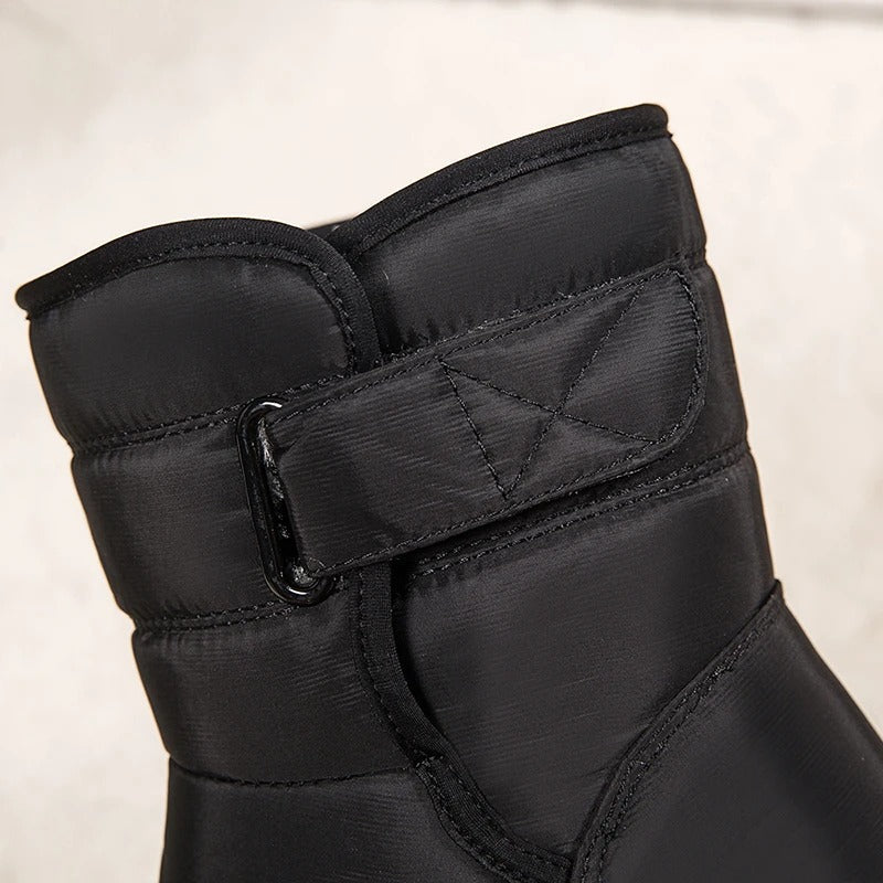 Kayla | Quilted Mid-Calf Winter Snow Boots