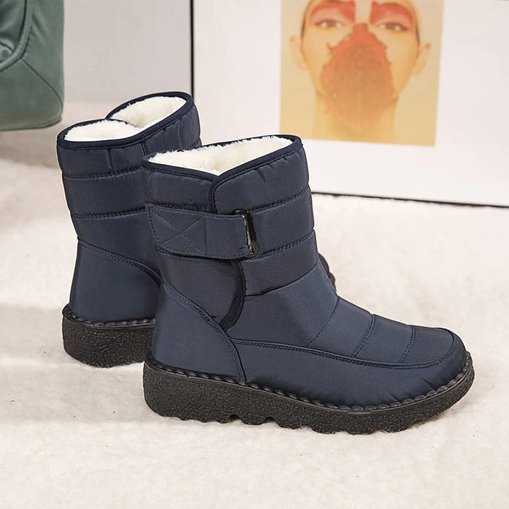 Kayla | Quilted Mid-Calf Winter Snow Boots