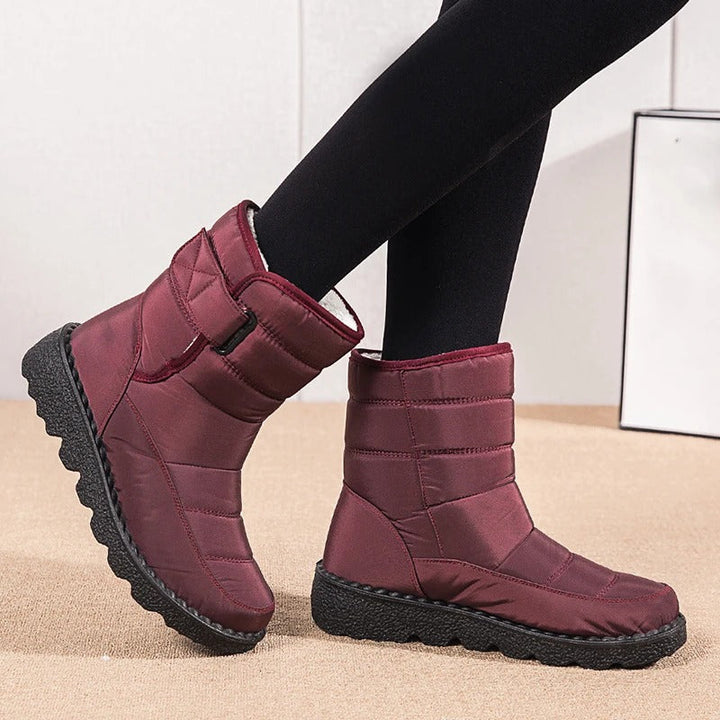 Kayla | Quilted Mid-Calf Winter Snow Boots