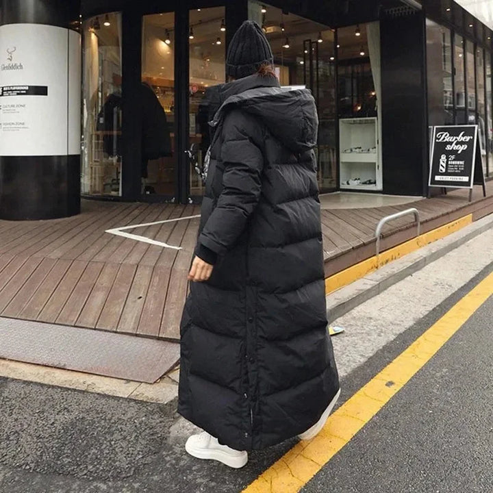 Kayla | Timeless Hooded Long Winter Puffer Jacket