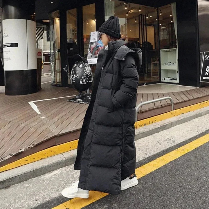 Kayla | Timeless Hooded Long Winter Puffer Jacket