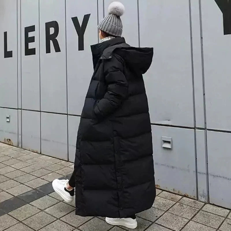 Kayla | Timeless Hooded Long Winter Puffer Jacket