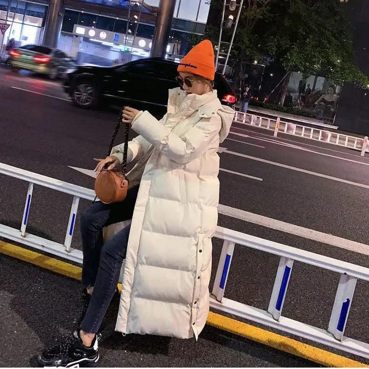 Kayla | Timeless Hooded Long Winter Puffer Jacket