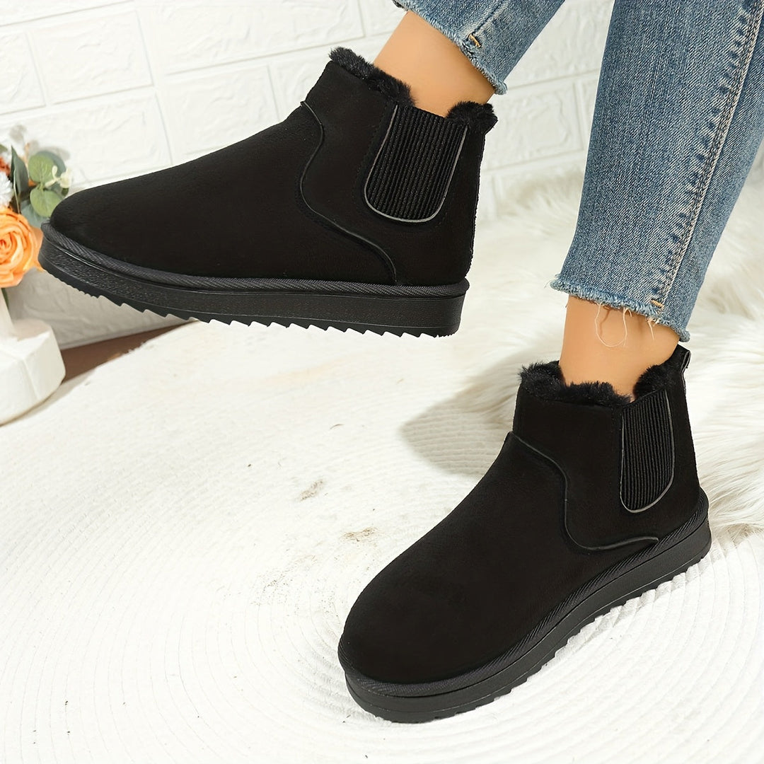 Kayla | Timeless Platform Ankle Boots with Plush Lining