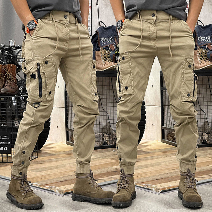 Keith | Effortless Tapered Multi-Pocket Cargo Pants