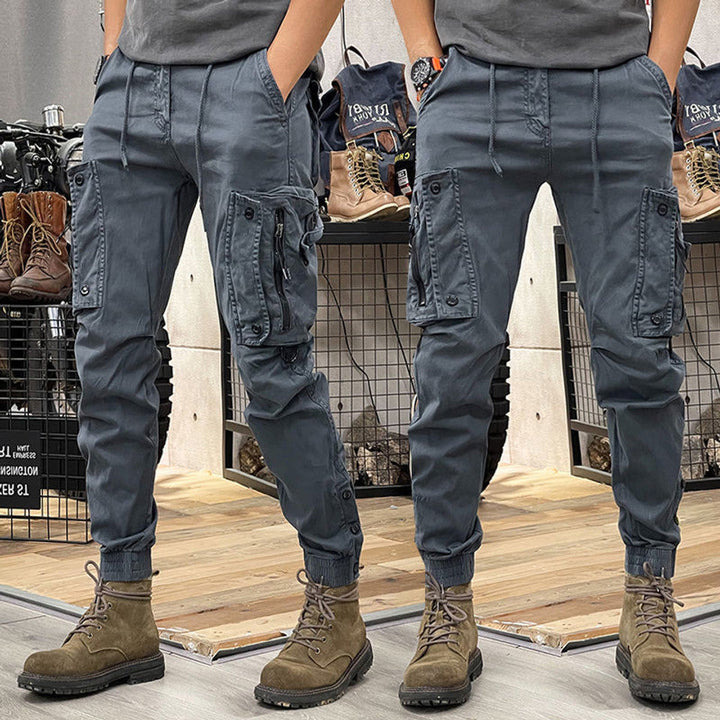 Keith | Effortless Tapered Multi-Pocket Cargo Pants