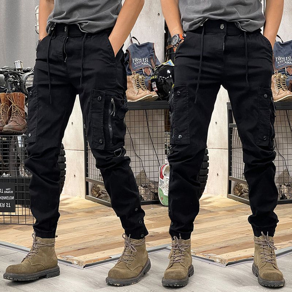 Keith | Effortless Tapered Multi-Pocket Cargo Pants