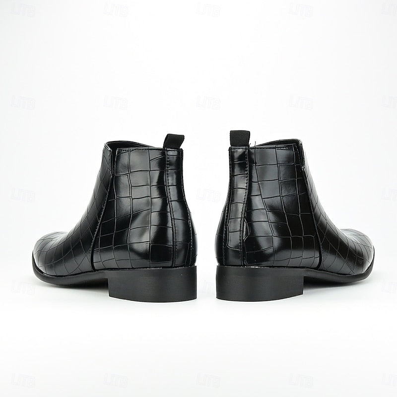 Keith | Relaxed Slip-On Chelsea Boots with Textured Finish