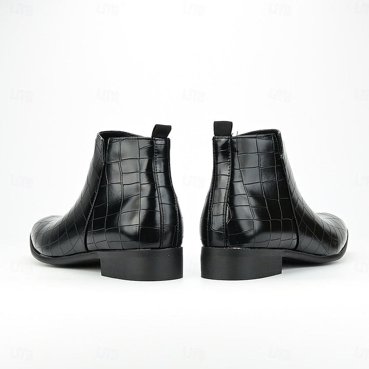 Keith | Relaxed Slip-On Chelsea Boots with Textured Finish