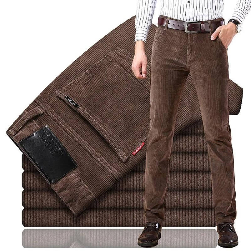 Keith | Straight Leg Smart Casual Corduroy Pants