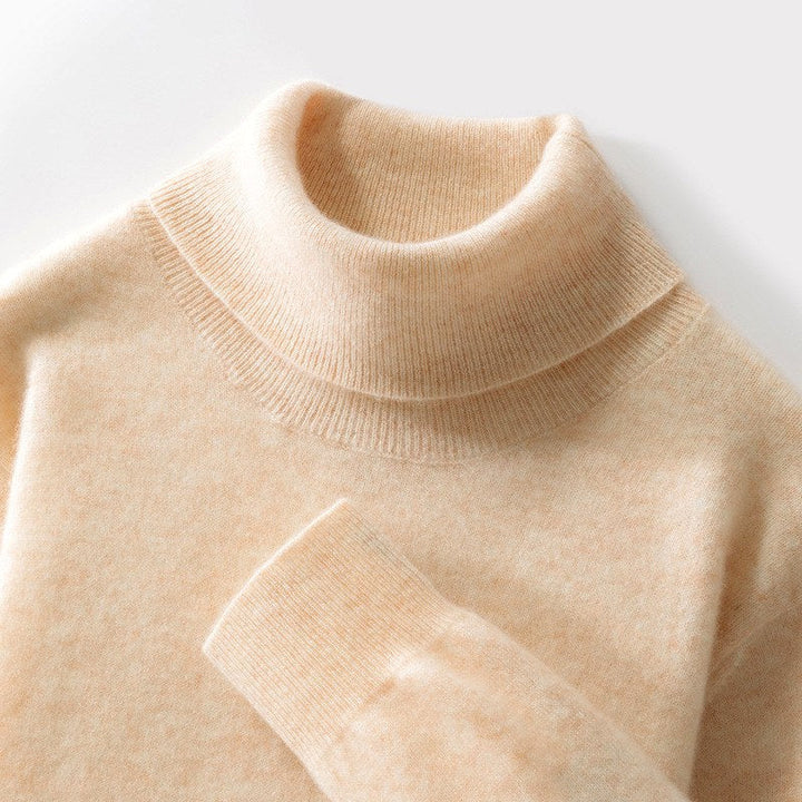 Kenneth | Stylish Fine Knit Long Sleeve Turtleneck Sweater