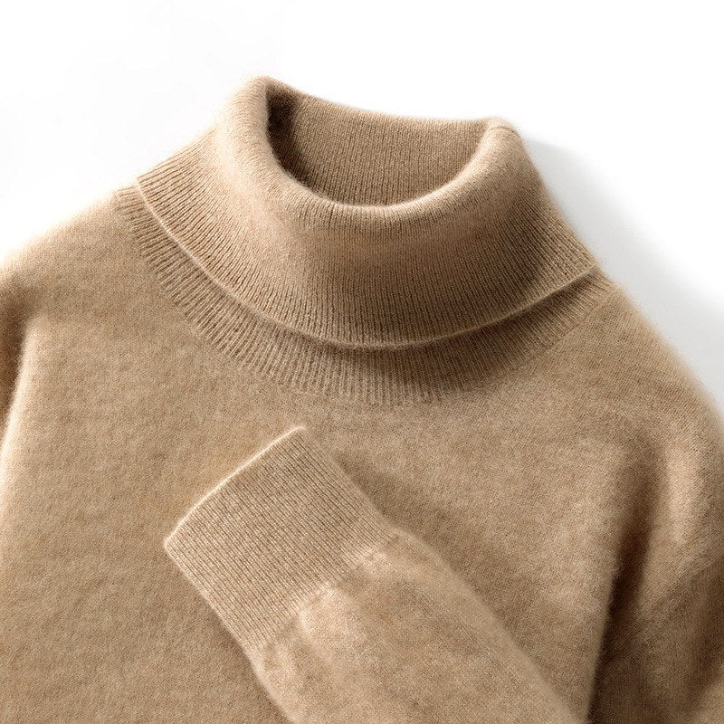 Kenneth | Stylish Fine Knit Long Sleeve Turtleneck Sweater