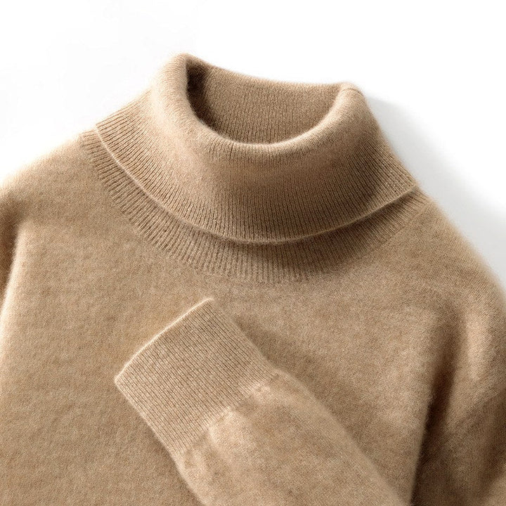 Kenneth | Stylish Fine Knit Long Sleeve Turtleneck Sweater