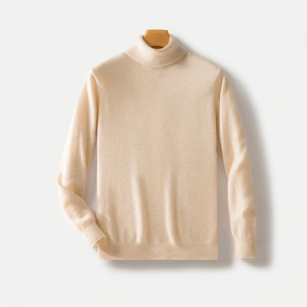 Kenneth | Stylish Fine Knit Long Sleeve Turtleneck Sweater