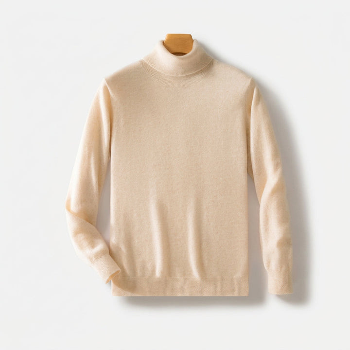 Kenneth | Stylish Fine Knit Long Sleeve Turtleneck Sweater