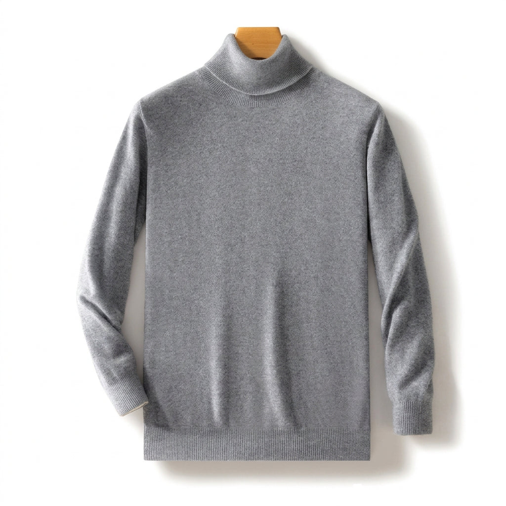 Kenneth | Stylish Fine Knit Long Sleeve Turtleneck Sweater