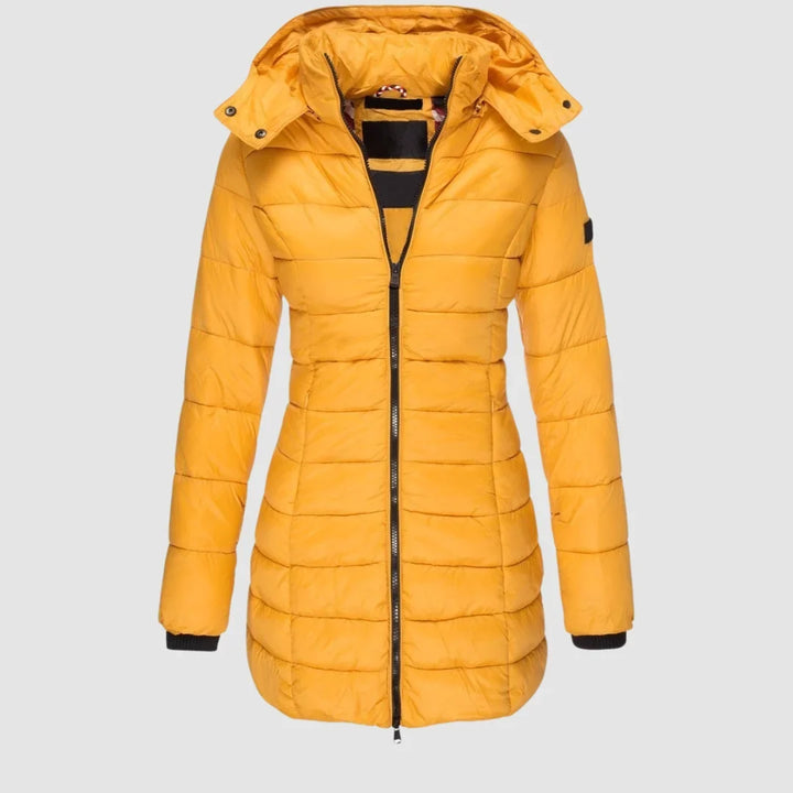 Kimberly | Chic Quilted Hooded Mid-Thigh Puffer Jacket
