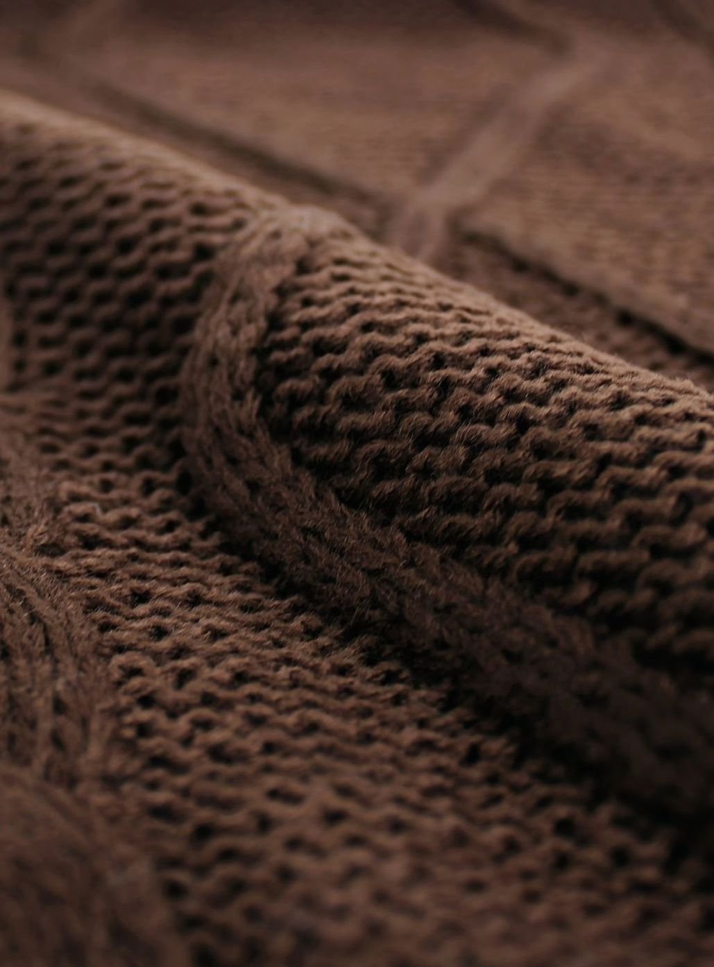 Kimberly | Cozy Oversized Cable Knit V-Neck Sweater Vest
