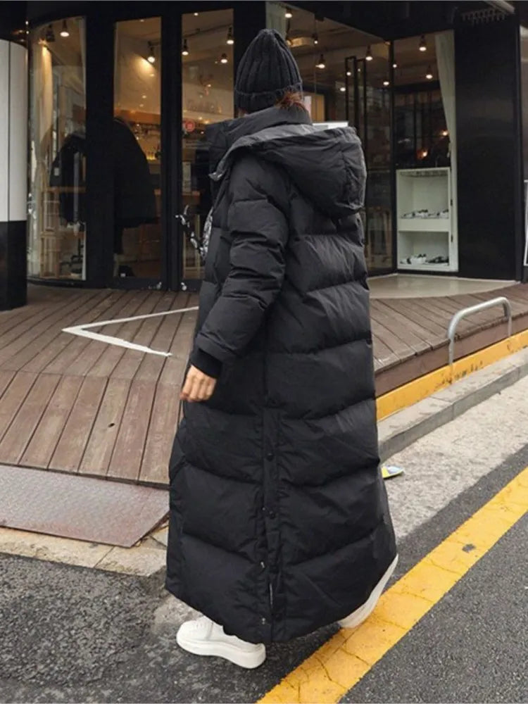 Kimberly | Stylish Hooded Maxi Winter Puffer Jacket
