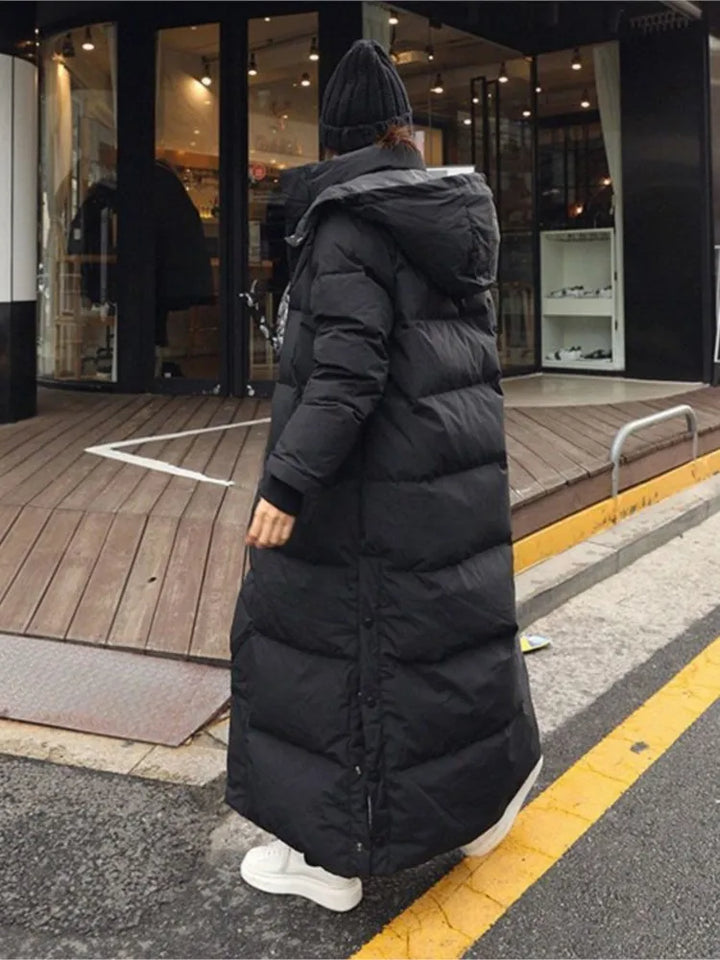 Kimberly | Stylish Hooded Maxi Winter Puffer Jacket