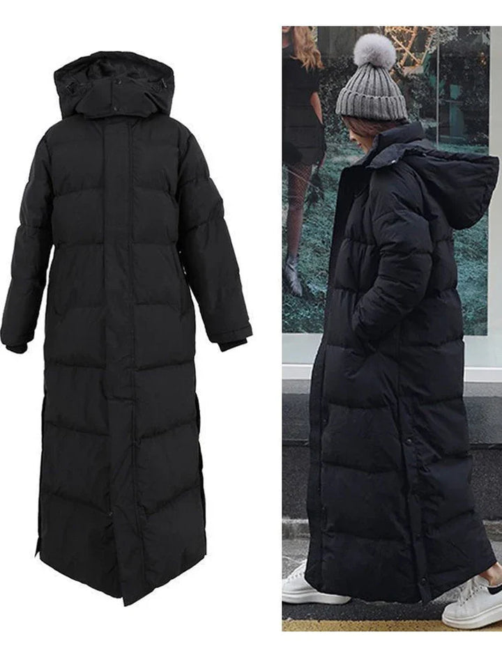 Kimberly | Stylish Hooded Maxi Winter Puffer Jacket