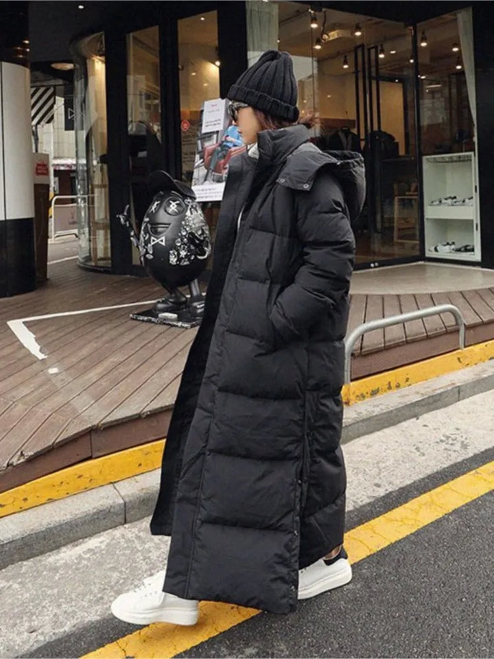 Kimberly | Stylish Hooded Maxi Winter Puffer Jacket