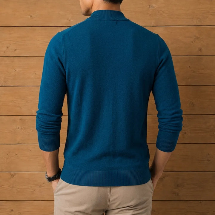 Kyle | Effortless Long Sleeve Mock Turtleneck Sweater