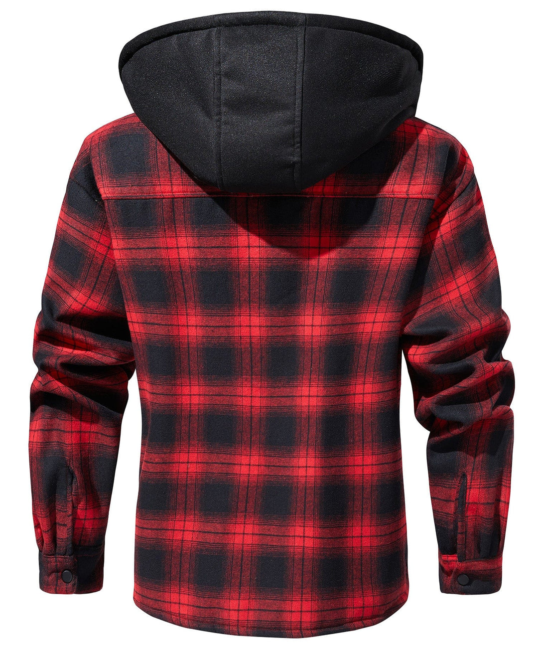 Larry | Classic Sherpa-Lined Hooded Plaid Flannel Jacket