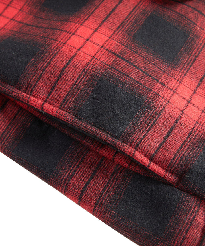 Larry | Classic Sherpa-Lined Hooded Plaid Flannel Jacket