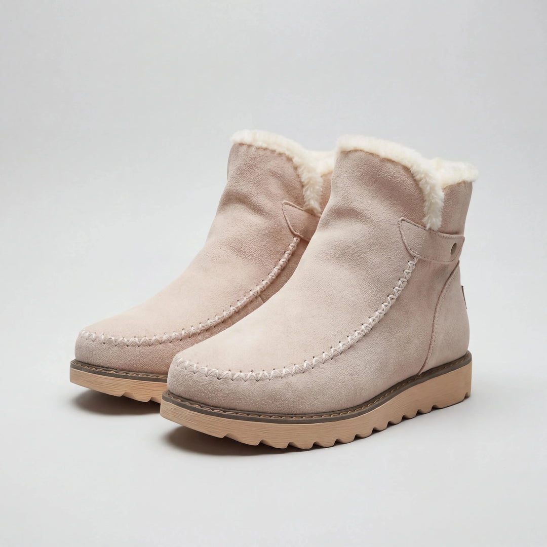 Lauren | Stylish Fur-Lined Moccasin Snow Boots