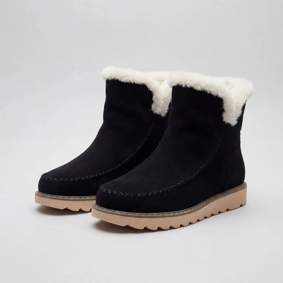 Lauren | Stylish Fur-Lined Moccasin Snow Boots