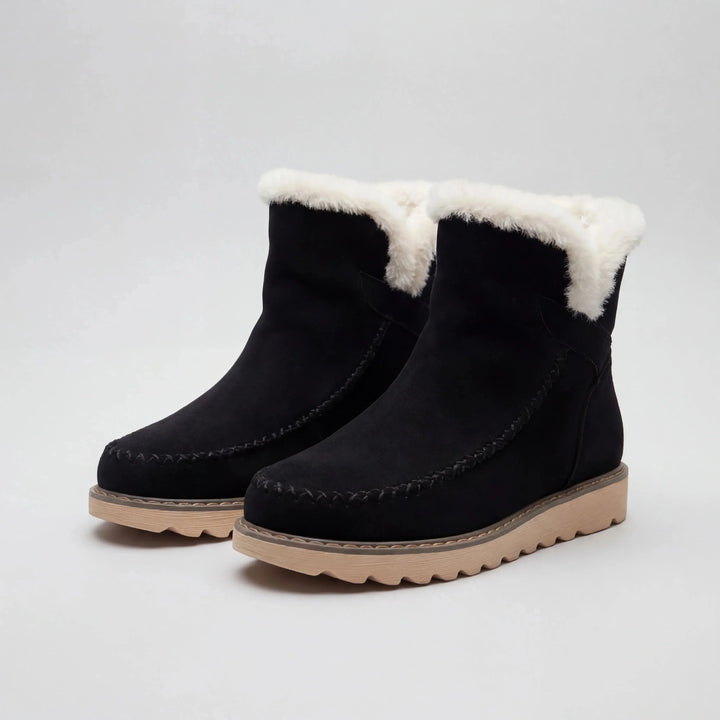 Lauren | Stylish Fur-Lined Moccasin Snow Boots
